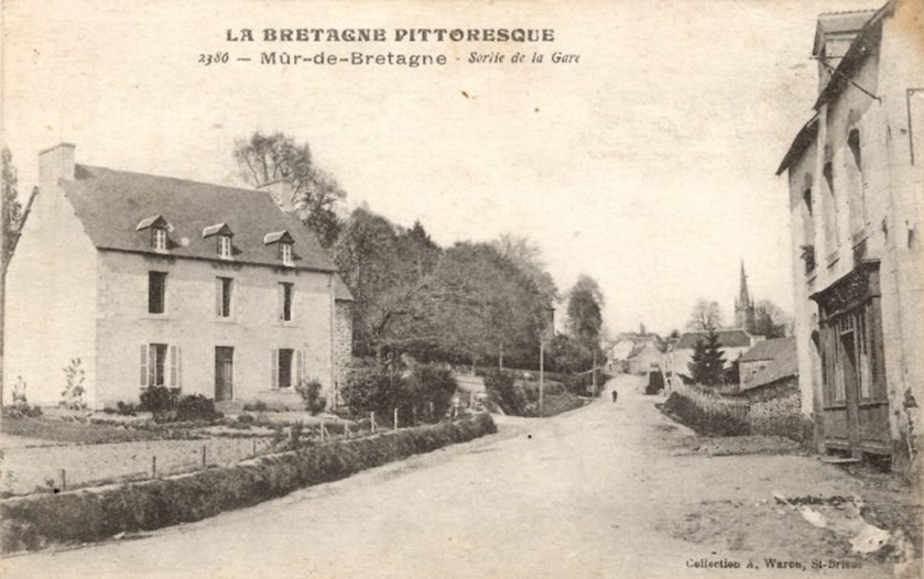 la remontée de la gare. Tout en haut, Grand Maison